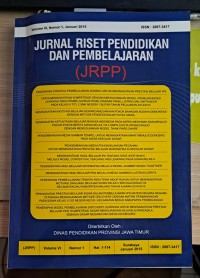 Image of Jurnal Riset Pendidikan dan Pembelajaran ( JRPP )